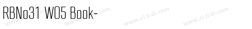RBNo31 W05 Book字体转换
